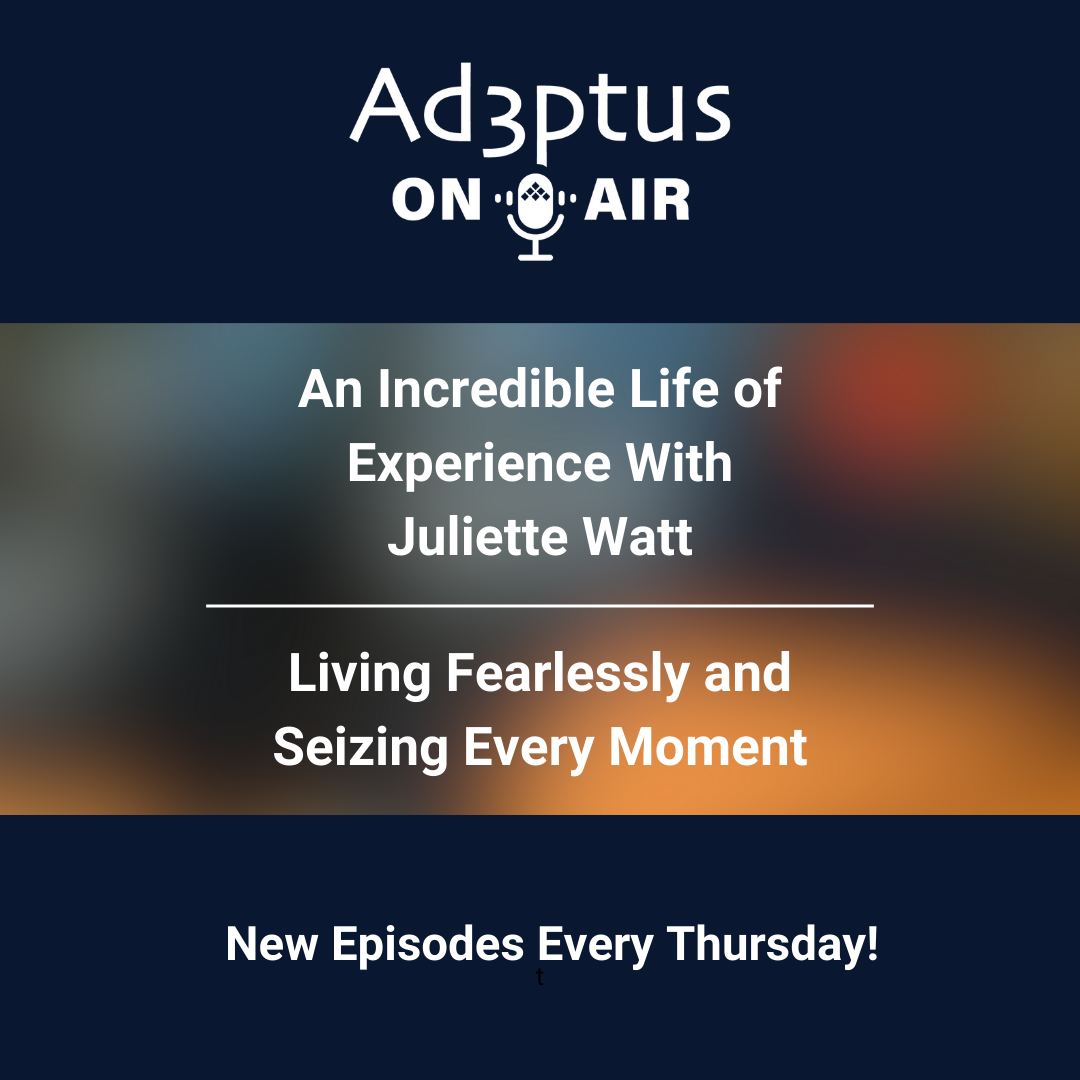 Adeptus On-Air with featured guest Juliette Watt.