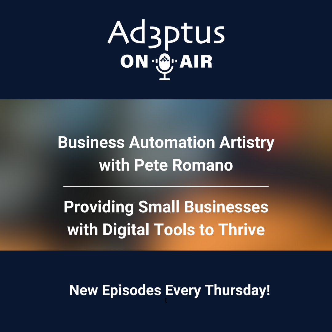 Adeptus On-Air with guest Pete Romano.