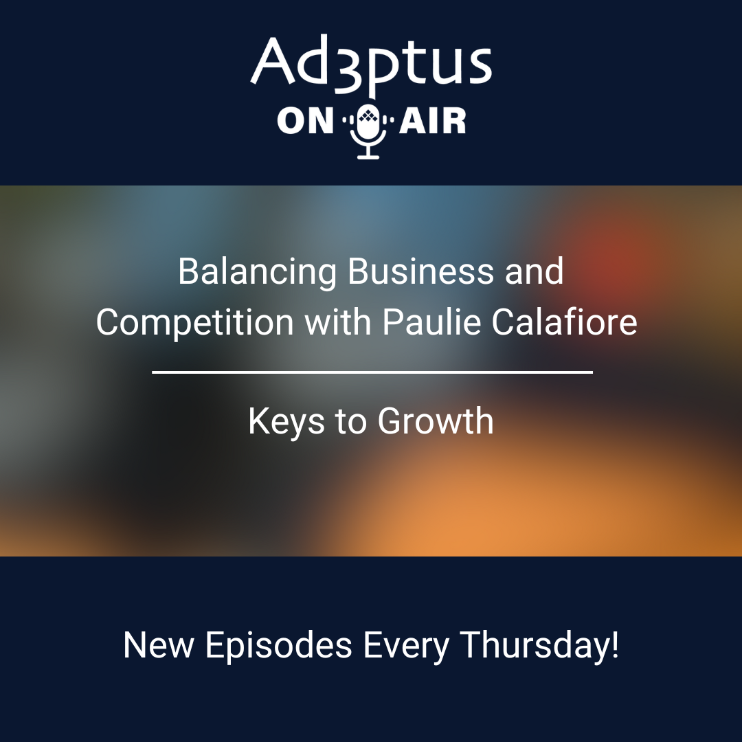 Adeptus On-Air with featured guest, Paulie Calafiore.