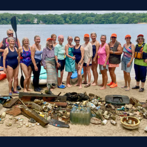 Members of Old Ladies Against Underwater Garbage.